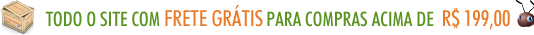 Todo o site com frete gr�tis para todo o Brasil