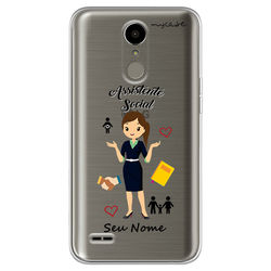 Capa para celular - Assistente Social - mulher