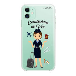 Capa para celular - Comissária de Voo