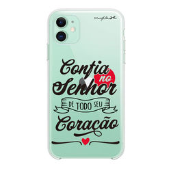 Capa para celular - Confia no Senhor de Todo Seu Coração