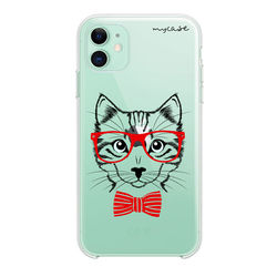 Capa para celular - Gato de gravata