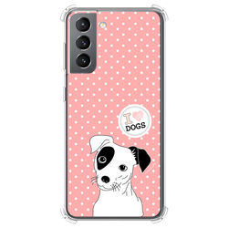 Capa para celular - I Love Dogs