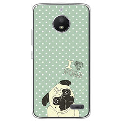 Capa para celular - I Love Pugs