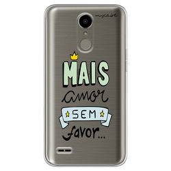 Capa para celular - Mais amor sem favor...