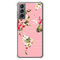 Capa para celular - Mapa Floral