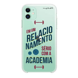 Capa para Celular - Em um relacionamento serio com a academia.