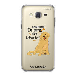 Capa para Celular - Eu amo meu Labrador