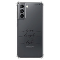 Capa para Celular - Love, Laugh, Life