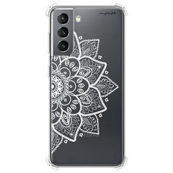 Capa para Celular - Mandala 2 - branco