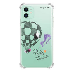 Capa para Celular - Paris Mon Amour Balão