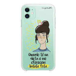 Capa para Celular - Quando estou de dieta e oferecem batata frita.