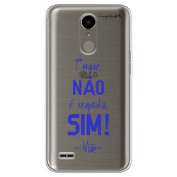 Capa para celular - Porque, Não é Resposta, Sim! | Frases de Mãe