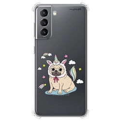 Capa para celular - Pug Vestido de Unicórnio