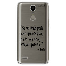 Capa para celular - Seja positivo - Buda