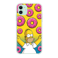 Capa para celular - Simpson | Homer e Donuts