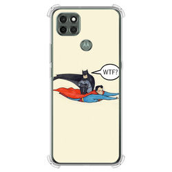 Capa para Celular - Super Man e Batman WTF