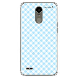 Capa para celular - Xadrez Azul