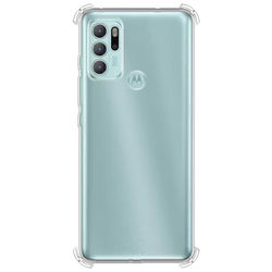 Capa para Moto G60s de TPU Anti Shock - Transparente